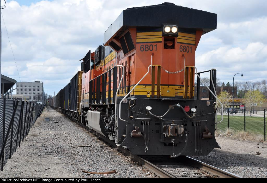 Ballast train eases east